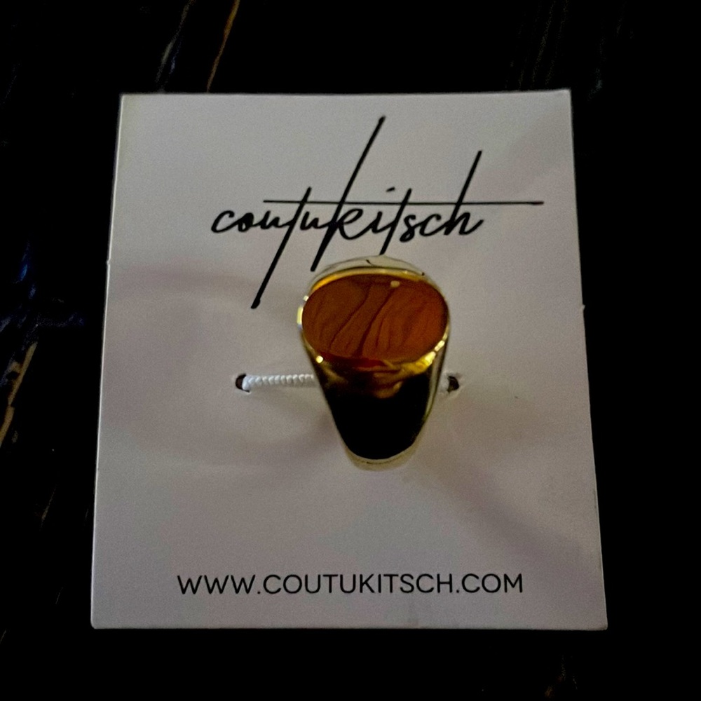 3/$20! NEW gold size 6 ring